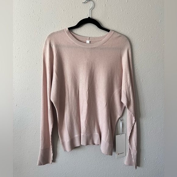 Lululemon Cashlu Knit Pullover Pink Bliss NWT - Picture 6 of 9